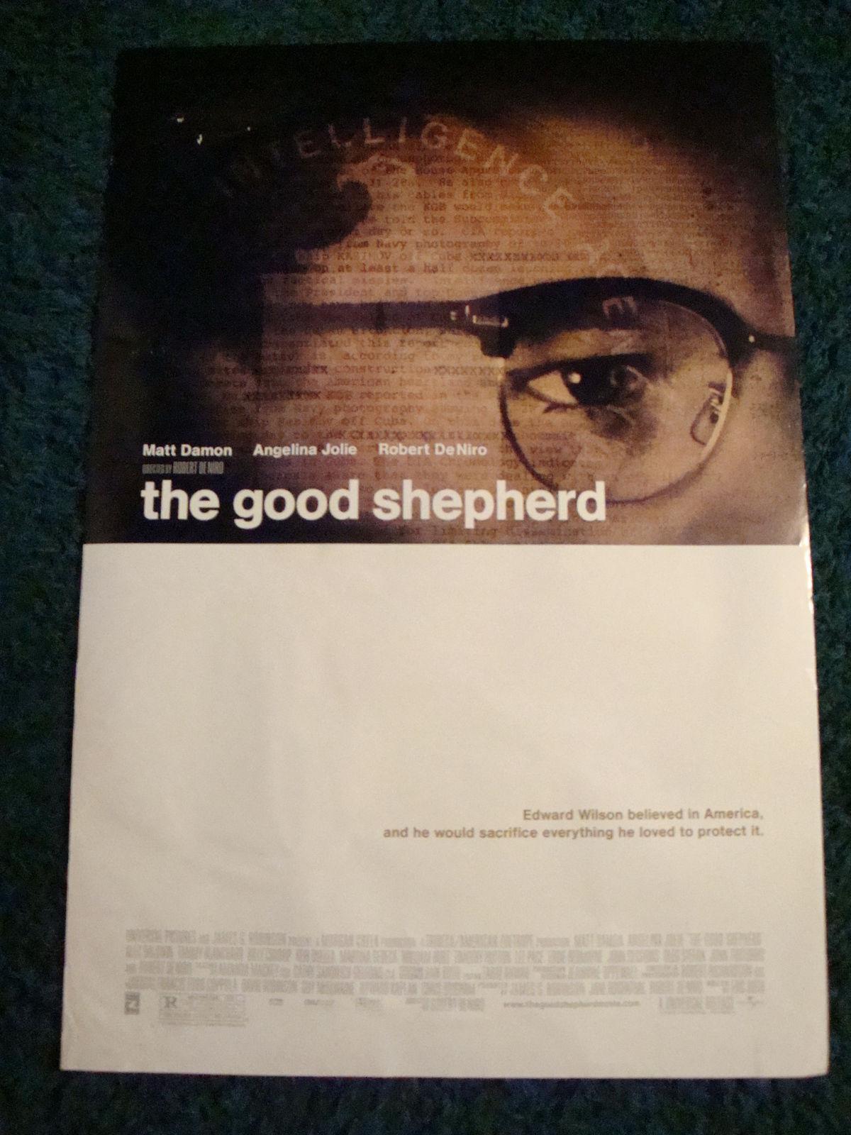 THE GOOD SHEPHERD - MOVIE POSTER - $4.00