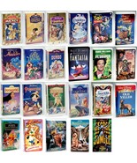 WALT DISNEY VHS MICKY PINOCCHIO HUNCHBACK BAMBI LION KING CINDERELLA ALADDIN mt - $4.99