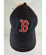 New Era Boston Red Sox 59FIFTY Fitted Dk Blue White Mesh Back Hat Cap Sz... - $17.75