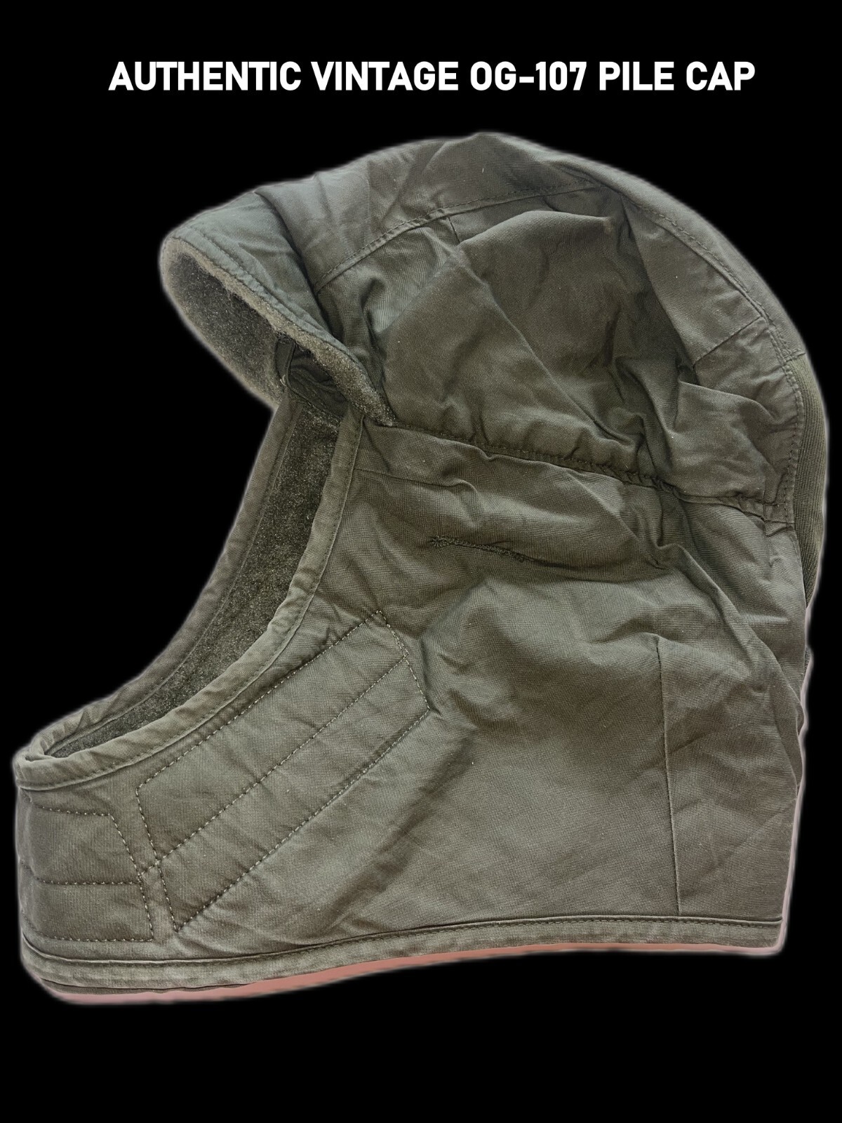 NEW OLD STOCK VIETNAM ERA 1971 OG-107 COLD PILE CAP HELMET LINER 7 1/4 S... - $30.18
