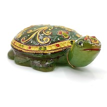 Beautiful Green Aventurine Tortoise 3″ for Business &amp; Money luck , FREE... - £23.84 GBP