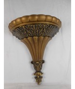 Vtg Ornate Gold Hollywood Regency 1616 Burwood Wall-Hanging Pocket/ Plan... - $14.90
