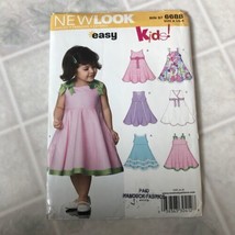 New Look 6688 Kids Sundress Toddler Dress Size 1 2 3 4  UNCUT - $12.91