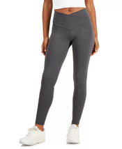 Leggings Full Length High Rise Crossband Harbor Grey Size Medium JENNI $... - £7.18 GBP