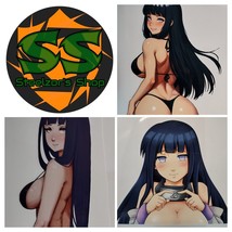 Naruto - Hinata Hyuga - Water-Resistant Sticker / Decal - £1.53 GBP+