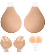 Sticky Push Up Bra Women Strapless Adhesive Plus Size Backless Bra (Size:E) - £14.45 GBP