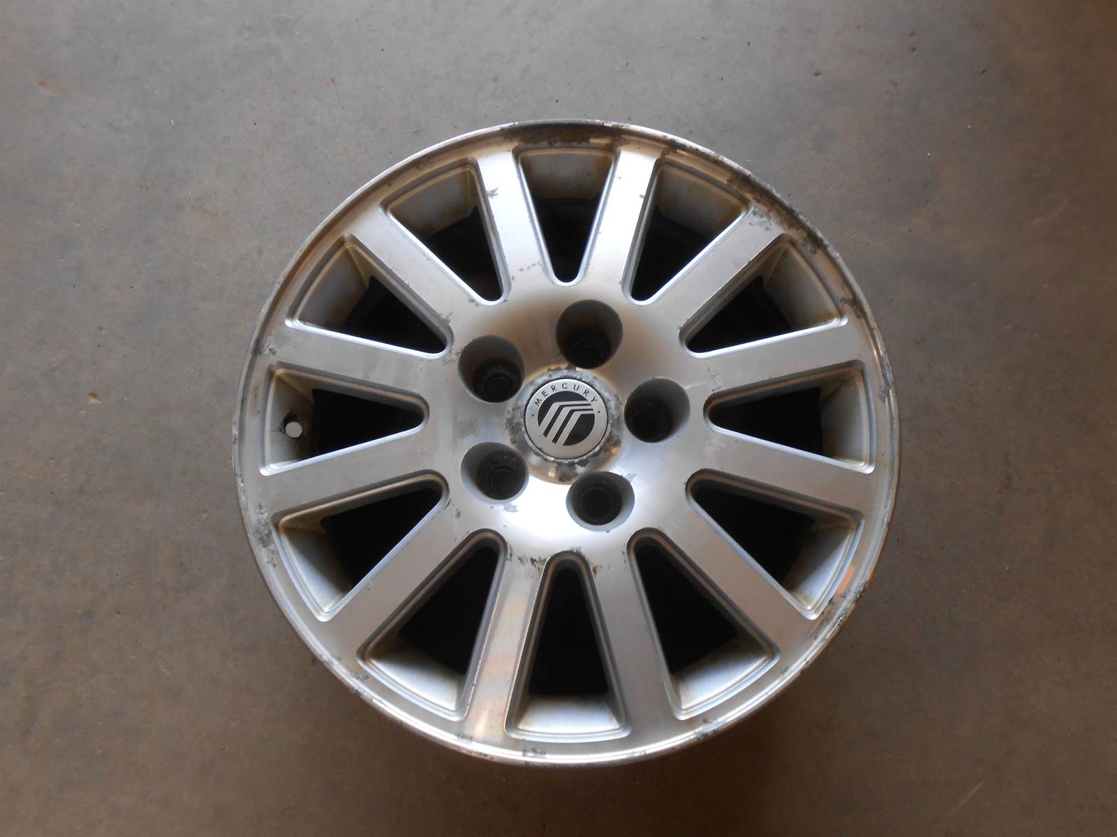 2008-2011 Mercury Mariner 16x7 Aluminum TPMS 12 Spoke Wheel Rim - $110.49