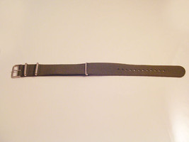 Watch Strap Band one piece Military style Green nylon 18mm 20mm 22mm S38 - £9.95 GBP