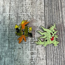 Pokémon Tapu Koko &amp; mega tyranitar Lot of 2 Collector’s Pins Official Pokémon - £7.47 GBP