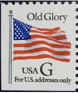 1994 32c "G" Old Glory, Black G Scott 2883 Mint F/VF NH - $17.85 MXN