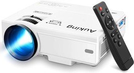 Auking Projector, 2024 Upgraded Mini Projector, Full Hd 1080P Home Theater Video - £58.57 GBP