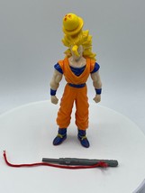 Dragon Ball Z Series 6 Super Saiyan Goku 3 Action Figure Irwin DBZ 1999 Complete - £14.87 GBP
