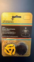 Vintage HE Home Electric Record Inserts 45 RPM Adapters Package of 11 FR... - $11.83