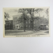 Earlham College Postcard Earlham Hall Photo Richmond Indiana Litho Print... - $9.99
