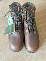 NEW Florsheim Boots Work Utility Men&#39;s 6&quot; Steel Toe Work Boots Black Walnut 11 D - £63.69 GBP