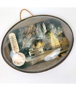 Vintage Lourdes Oval Wall Thermometer Grotto Scene– French Religious Sou... - €38,20 EUR