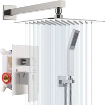 Sr Sun Rise 12 Inches Bathroom Luxury Rain Mixer Shower Combo Set Wall, In - £216.34 GBP