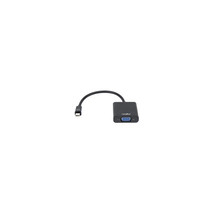 Rocstor Y10A199-B1 6IN MINI DISPLAYPORT TO VGA MALE TO FEMALE ADAPTER BLACK - $38.46
