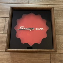 Vintage Snap-on Tools Wood Wall Clock Garage Sign Decor (Not Working) - $1,042.50 MXN