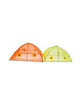 Outdoor Mesh Food Cover 2 Count Orange/Yellow - £9.82 GBP