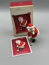 Ornament Hallmark  A Putter for Santa by Artist Dill Rhodus QXG4312 2005 China - £6.88 GBP