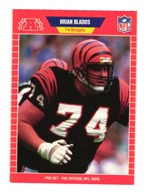 1989 Pro Set #447 Brian Blados Cincinnati Bengals - £2.32 GBP