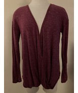 Zella Drishti Wrap Top Burgundy Beauty Size Small Nordstrom - $14.57 CAD