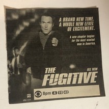 The Fugitive Tv Series Print Ad Vintage Tim Daly TPA4 - £4.66 GBP