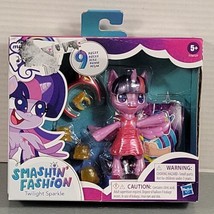 My Little Pony Smashin&#39; Fashion Twilight Sparkle Play Set 9 Pieces Hasbr... - $6.36