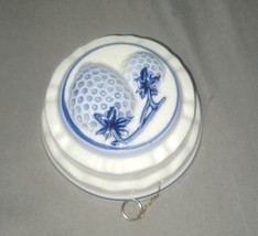 Vintage Hand Painted Delft Blue Ceramic Hanging Kitchen Wall Molds Straw... - $223.34 MXN