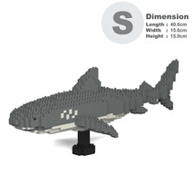 Tiger Shark Sculptures (JEKCA Lego Brick) DIY Kit - £50.71 GBP
