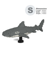 Tiger Shark Sculptures (JEKCA Lego Brick) DIY Kit - $64.00