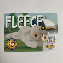 TY Beanie Babies BBOC Card - Series 1 Common - FLEECE the Lamb - £1.33 GBP