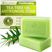 Antifungal Antibacterial Tea Tree Soap: Tea Tree Oil Soap for Face &amp; Body Acne - - £18.88 GBP