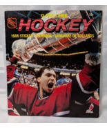 1986 NHL HOCKEY STICKER ALBUM YEARBOOK PATRICK ROY COVER PANINI VINTAGE ... - £23.73 GBP