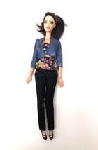 Mattel 2015 Flats To Heels Raquel Doll Floral Shirt, Jeans &amp; Jacket *See Descrip - £15.99 GBP