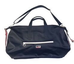 Lacoste Navy Duffle Bag Travel Gym Weekender Shoulder Strap New image 2