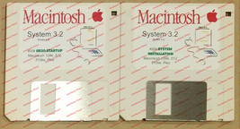 Vintage Macintosh System Install Disks (400k Disk) 128k,512k(e),Plus (Ve... - $14.95