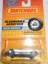Matchbox 1987 "Oldsmobile Aerotech" #MB62 Mint Car Sealed On New Model Card - $8.00