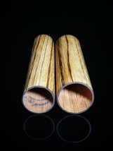 Brizard and Co Zebra Wood cigar tube holder NIB image 8
