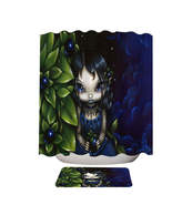 Painted Goth Girl Shower Curtain - $23.90+