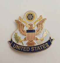 United States US Navy Logo Crest Lapel Hat Pin - £19.62 GBP