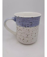 Sheffield Home Coffee Mug Cup Dip Dye Purple White w/ Gold Speckled - $10.88