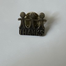 Vintage Girls Scouts Thanks Enamel Pin Hat Tie Lapel Pinback Collectible - £1.95 GBP
