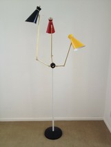 3 Color Floor Lamp with Movable Arms Mid-Century Arteluce Eames Atomic New Home - £439.58 GBP