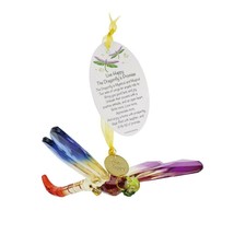 Live Happy Dragonfly Ornament #6006930 Enesco~Promise Poem~Acrylic~Multi-Colored - £13.06 GBP