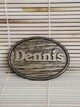 Vintage DENNIS Belt Buckle By Oden - Made In USA - 2-3/4”x 2” - $15.50