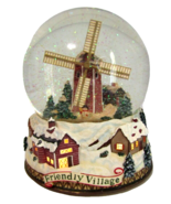 Johnson Brothers Friendly Village The Windmill Snow Globe Lights And Music - £36.09 GBP