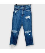 CARMAR Distressed High Rise Straight Leg Distressed Jeans Medium Wash Si... - €38,54 EUR