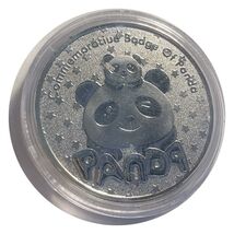 Lucky  &amp; Gift  Colored  Craft  “Cute Panda Badge  “40mm Big Coin #CL217 - €3,65 EUR